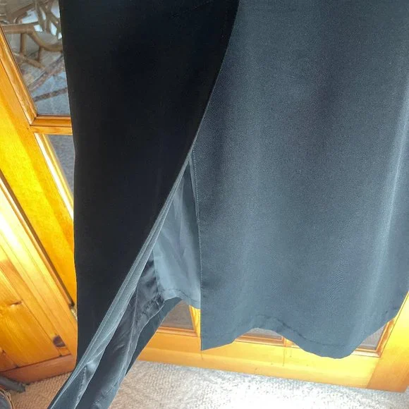 GALLERY BRAND BLACK ALL WEATHER DETACHABLE HOODED LONG COAT - Picture 9 of 9